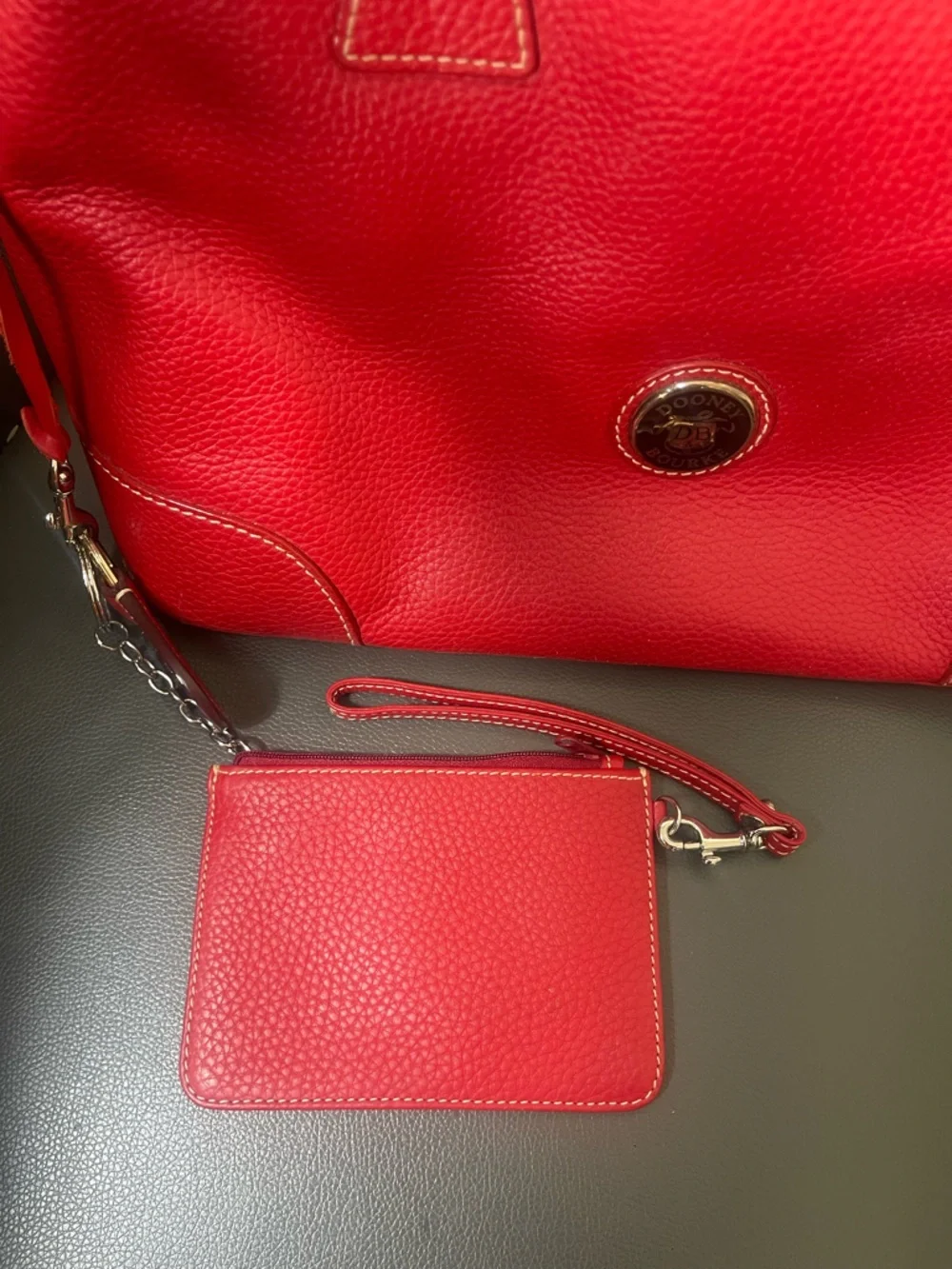 Dooney & Bourke structured pebbled