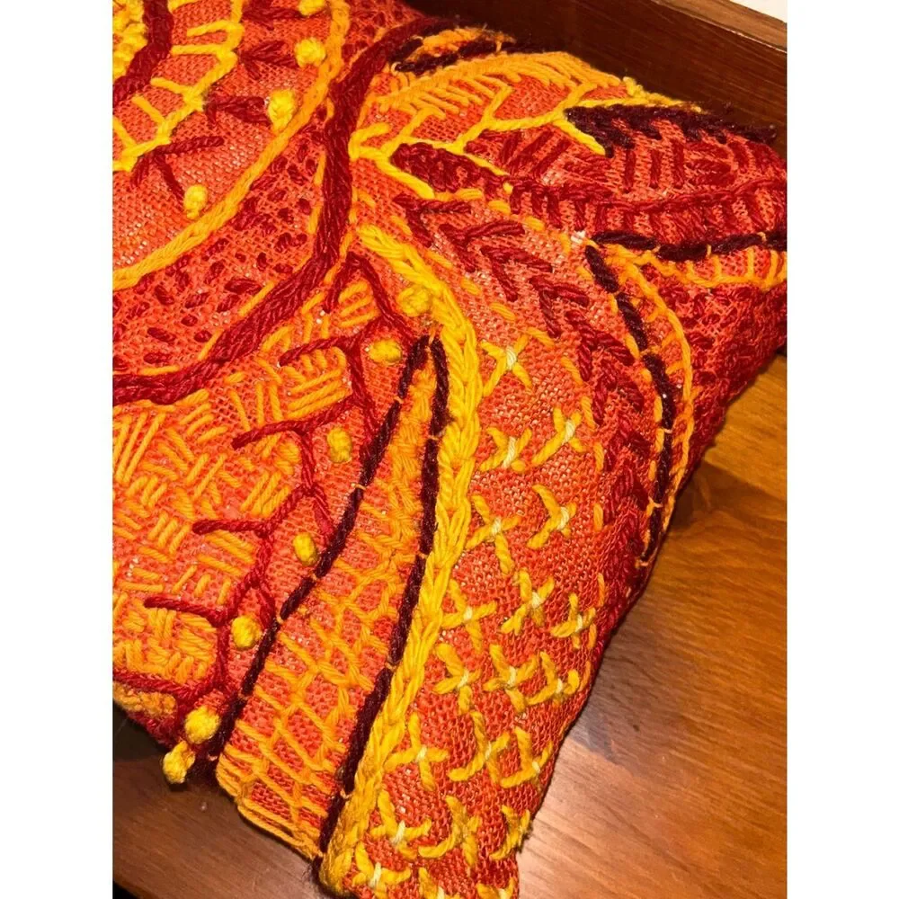 Handmade vintage embroidered