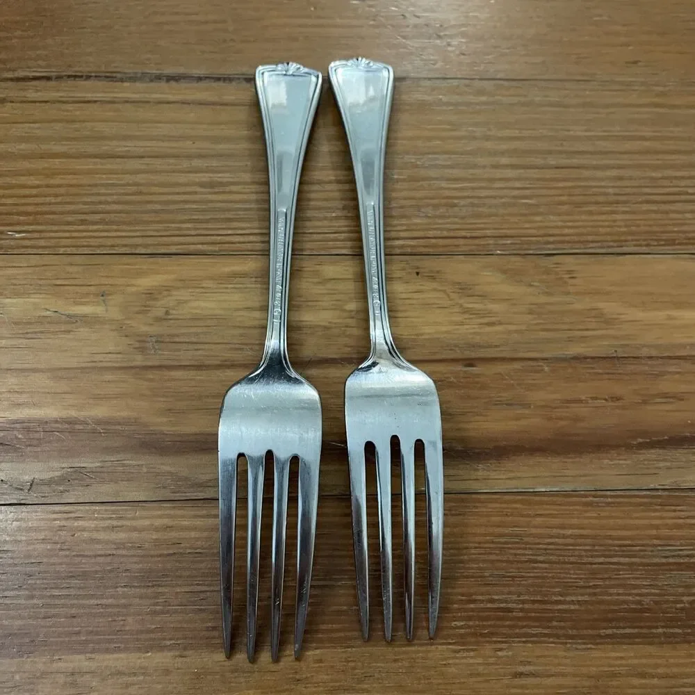 Reed & Barton stainless two forks