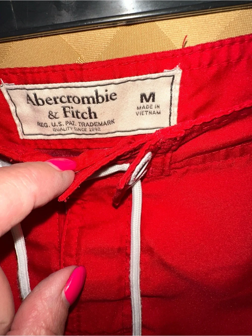 Abercrombie & Fitch waist swim embroidered