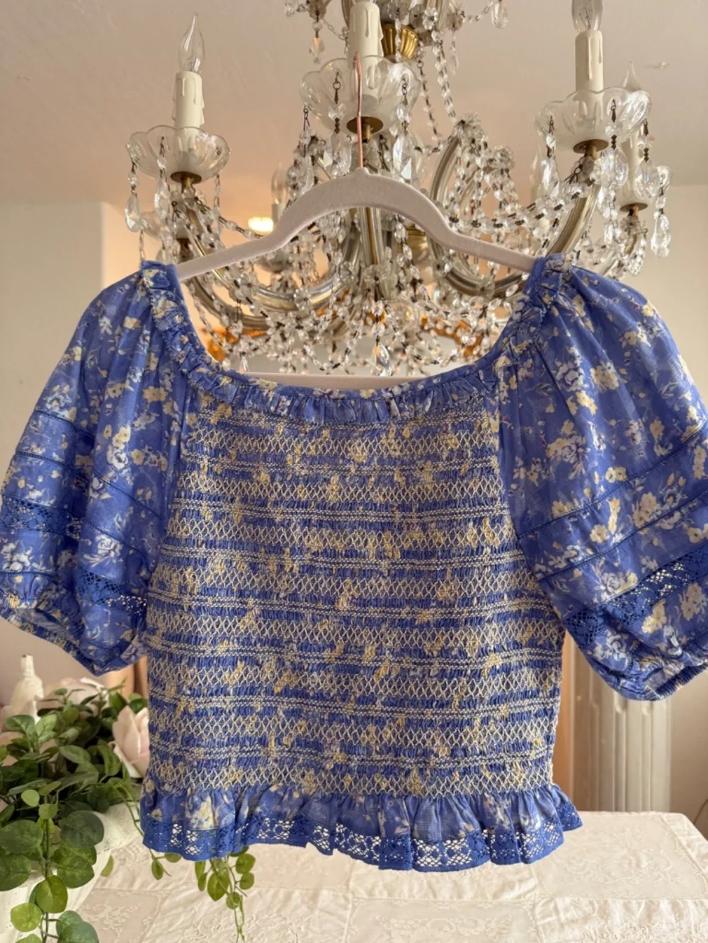 LoveShackFancy blue extra