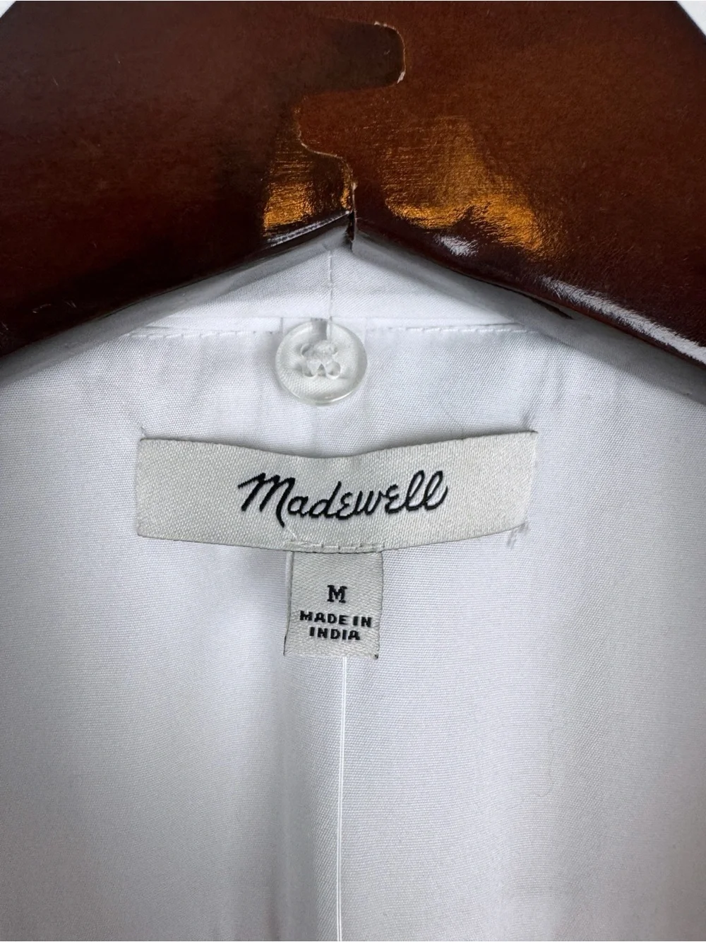 Madewell neck button