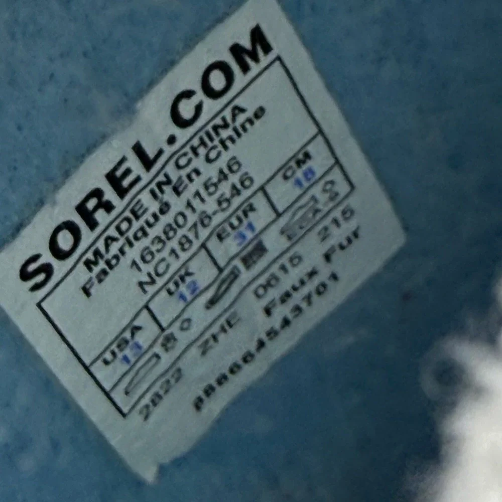 Sorel winter snow