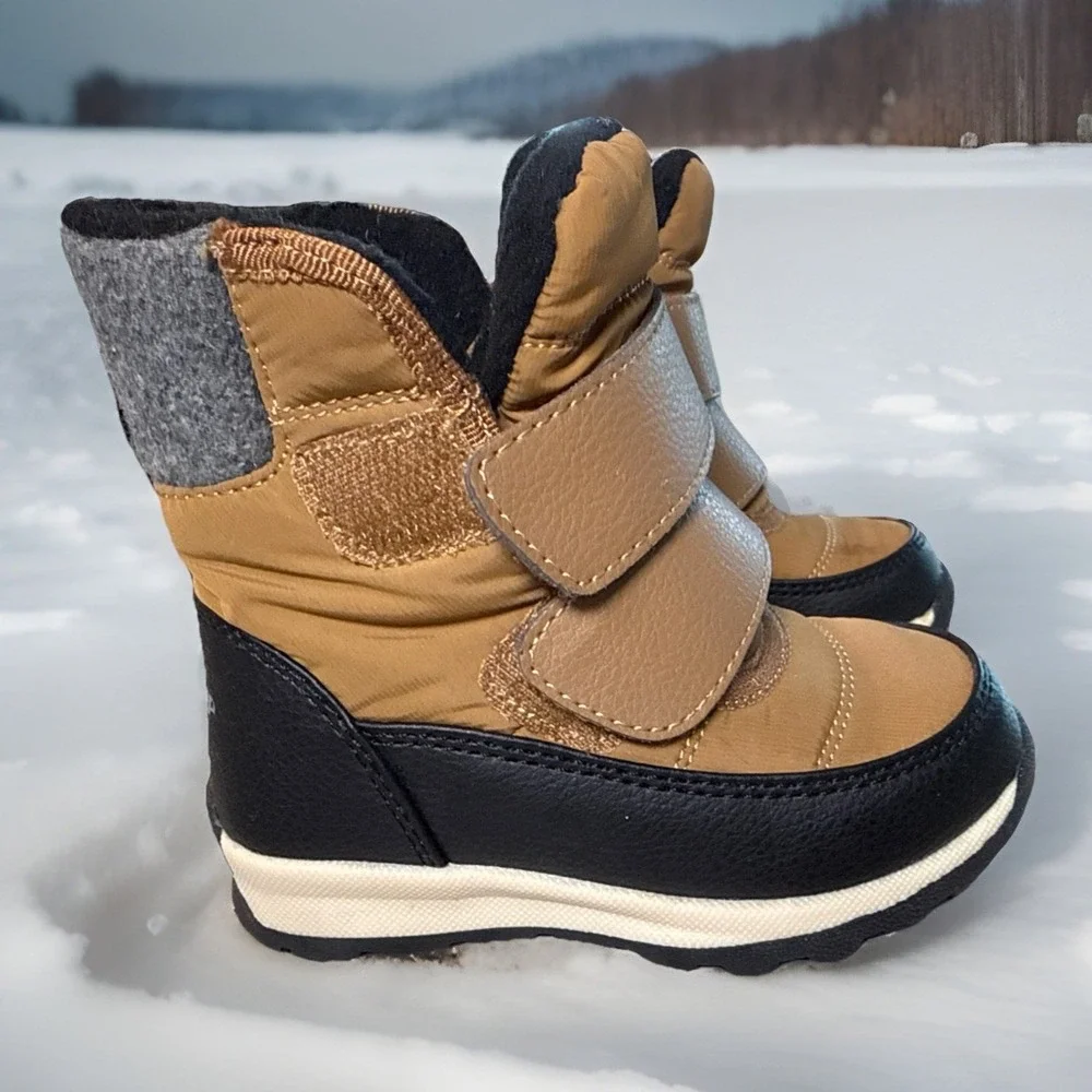 Weestep Toddler Snow Waterproof Boots Size 6 ‎ Brown Skiing Snowboarding Winter