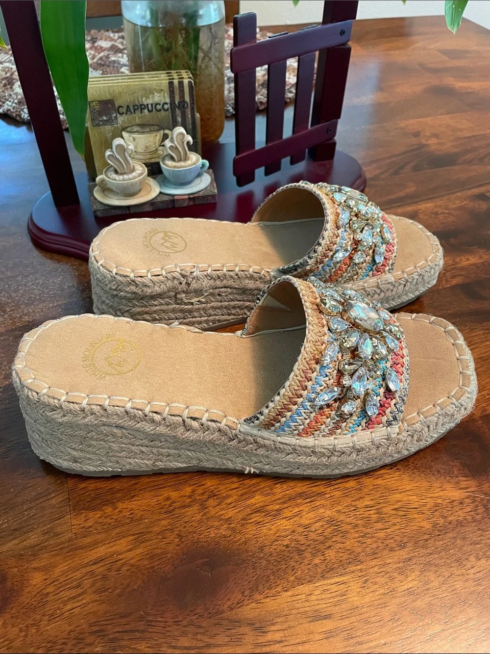 White Mountain footbed crystals classic