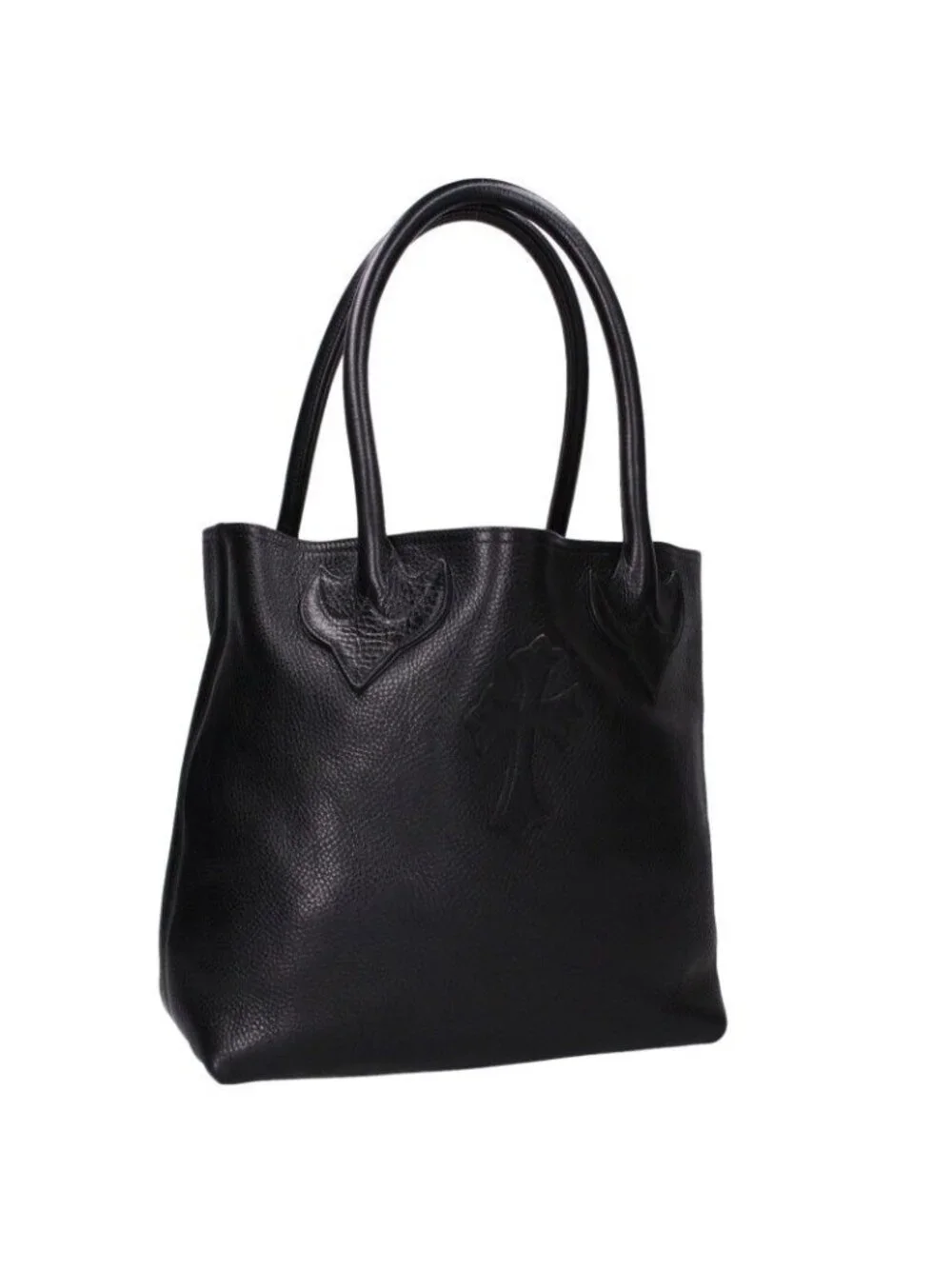 Chrome Hearts FS Tote Leather with Cross Patch
