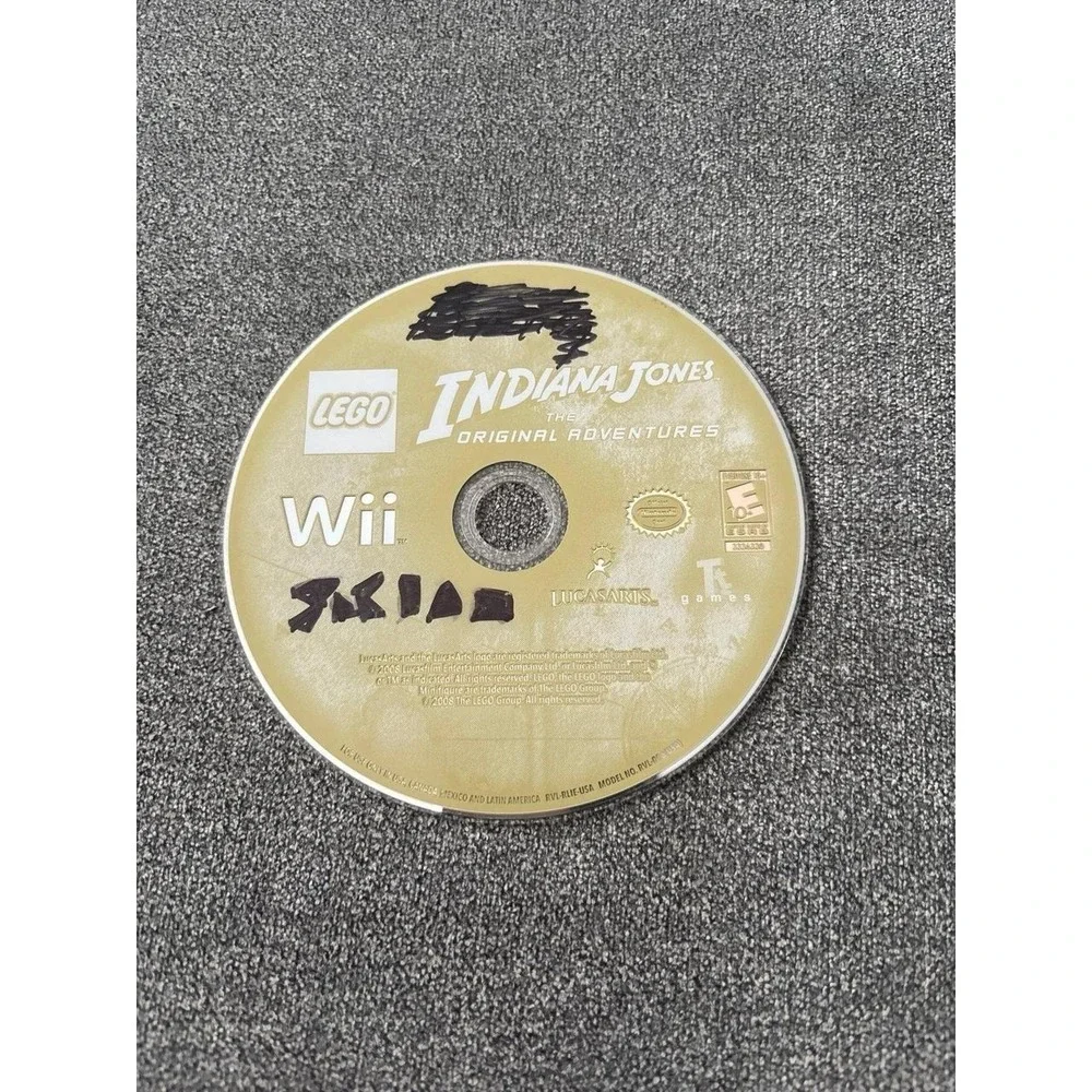 Nintendo Wii Lego Indiana Jones The Original Adventures