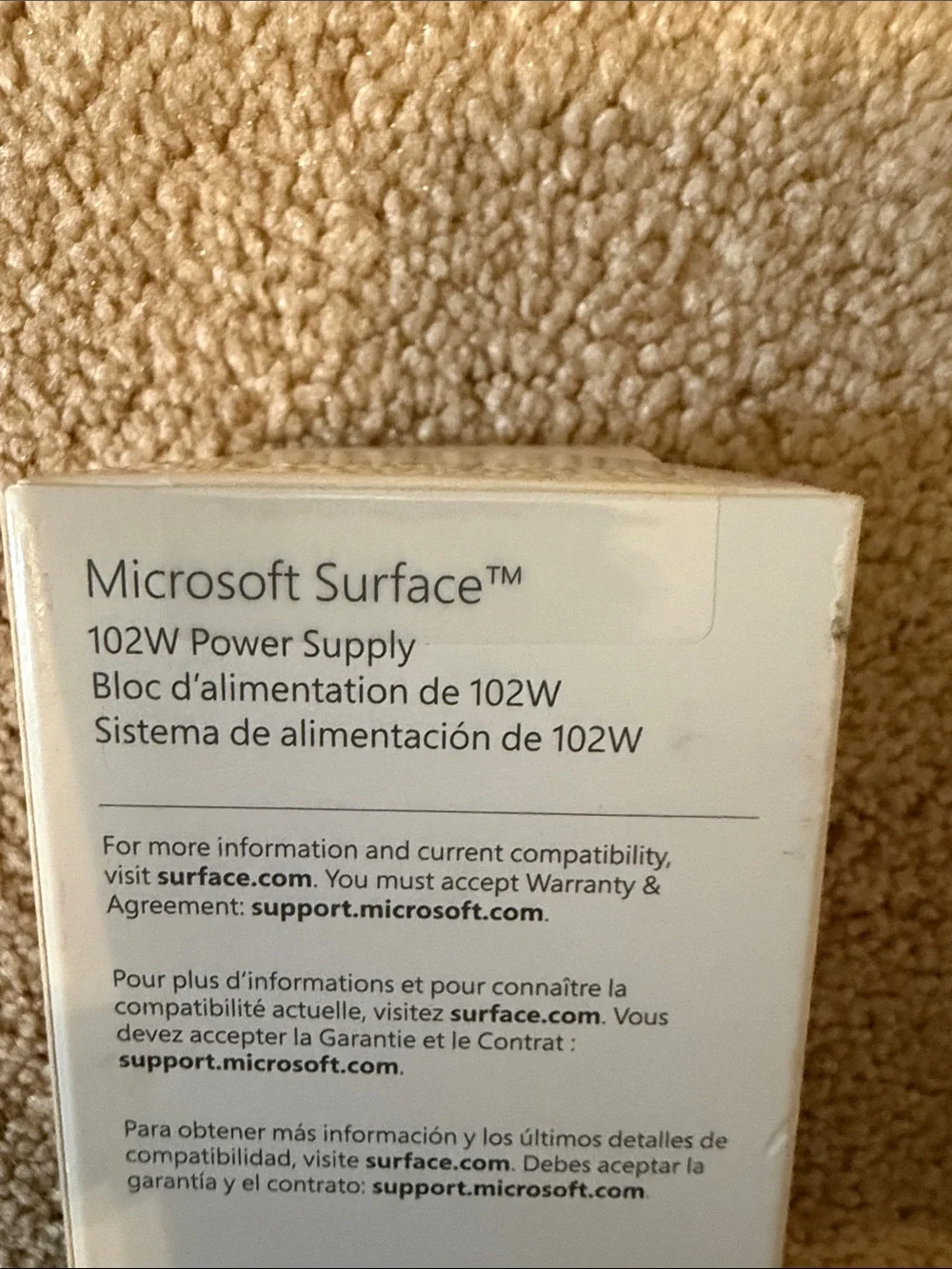 Microsoft surface power