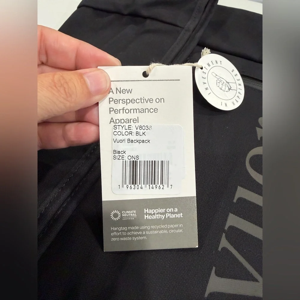 Vuori extra backpack stash