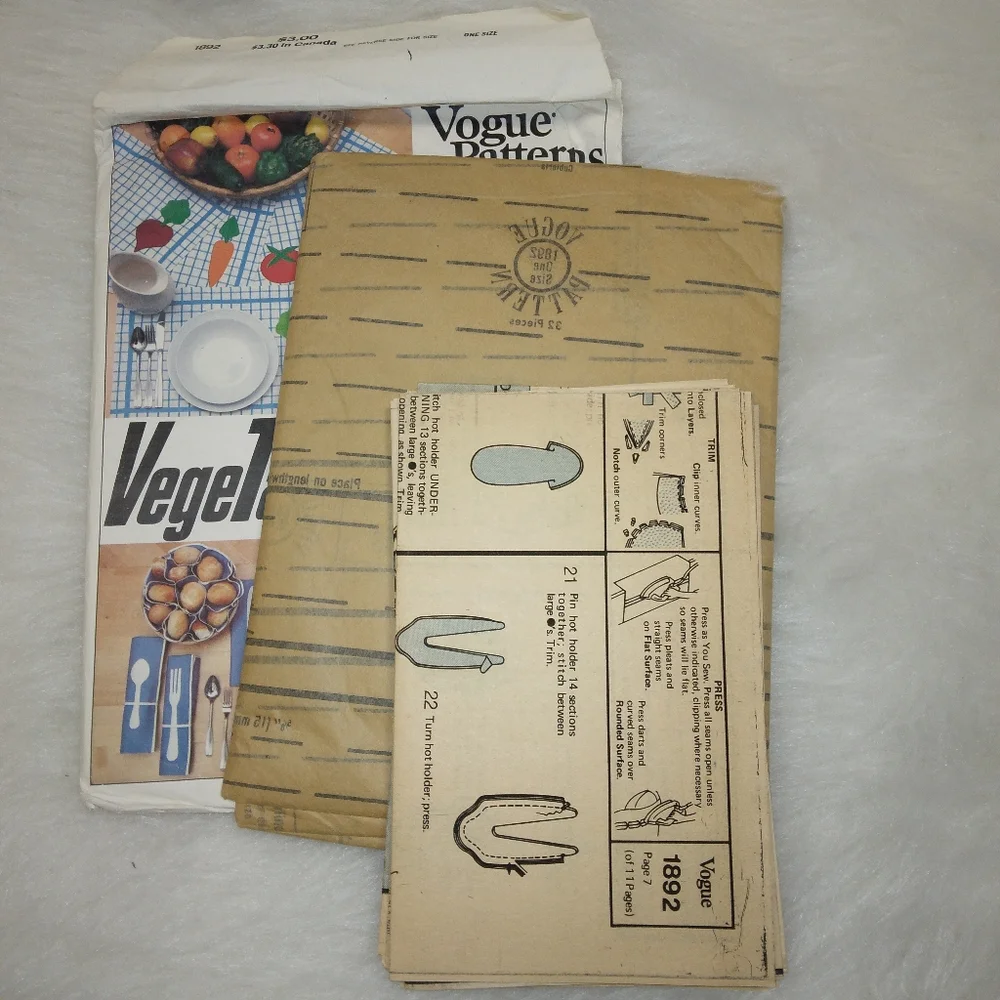Vogue vintage sewing