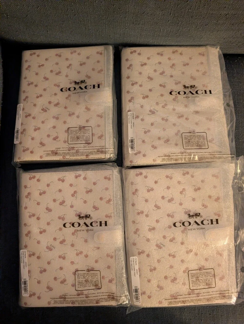Coach delivery stylish button