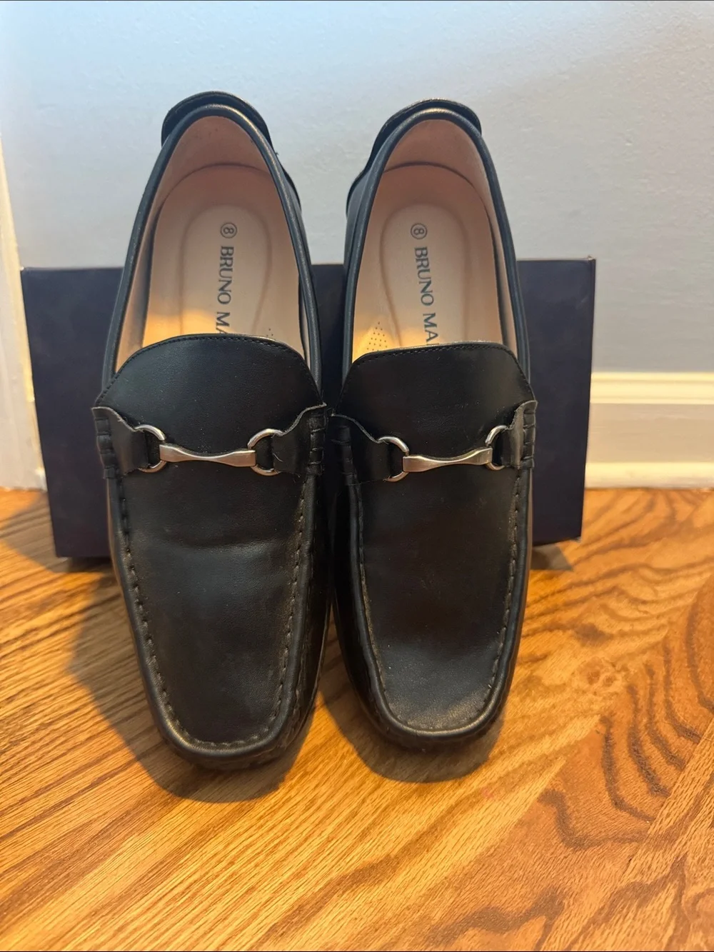 Bruno Marc Men's Dress Loafers Slip On Casual Driving Loafer sz 8 IOB