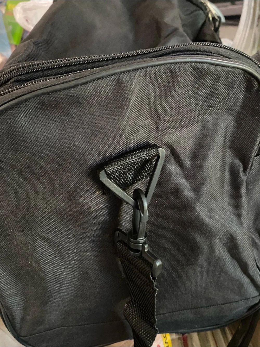 NRA black duffel