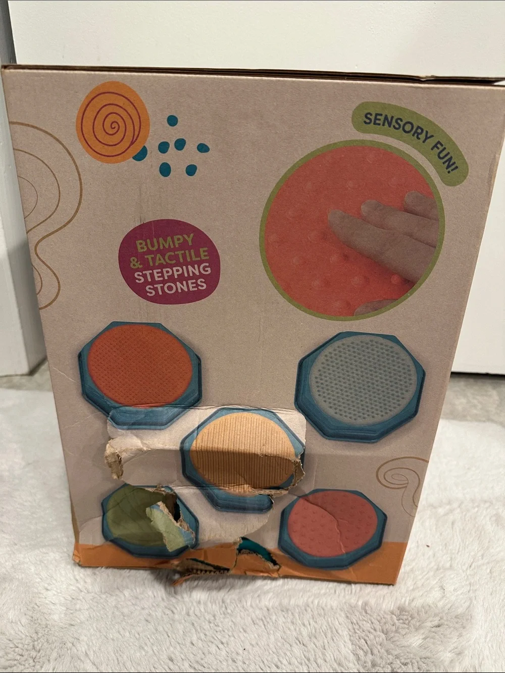 B toys stimulation stepping pieces