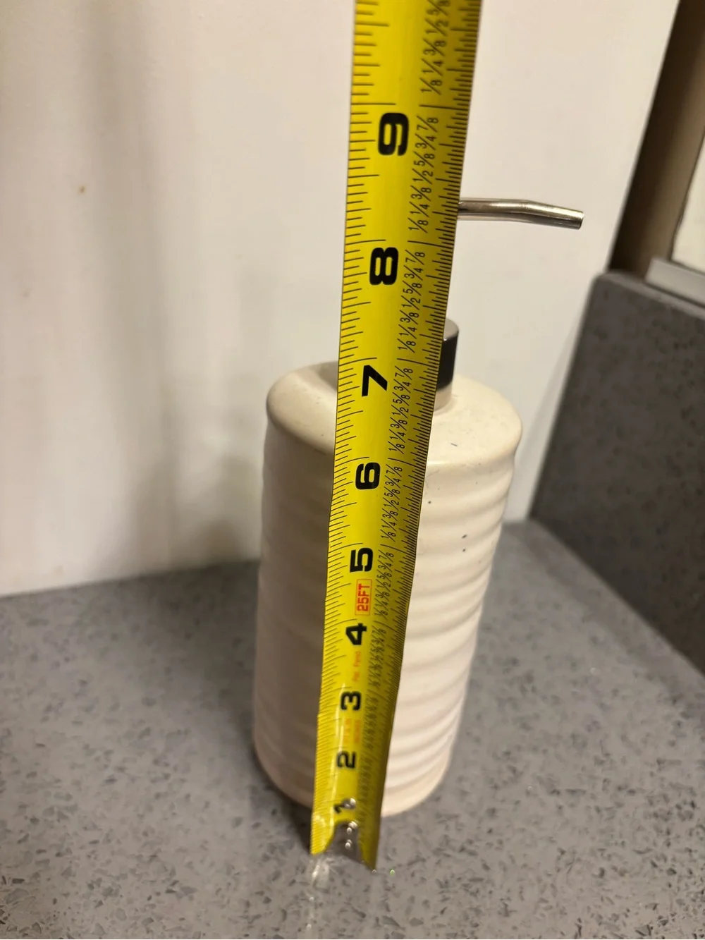 Threshold tray jar piece