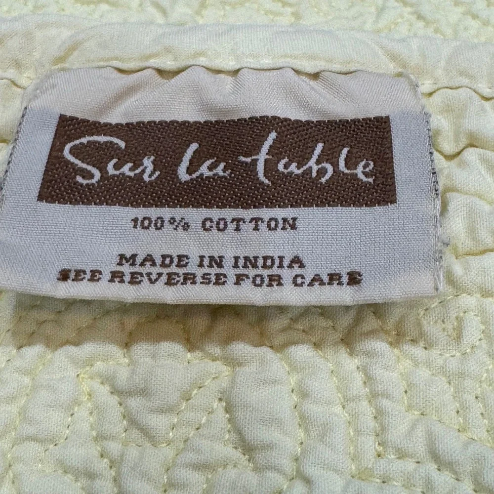Sur La Table ship placemats fragile