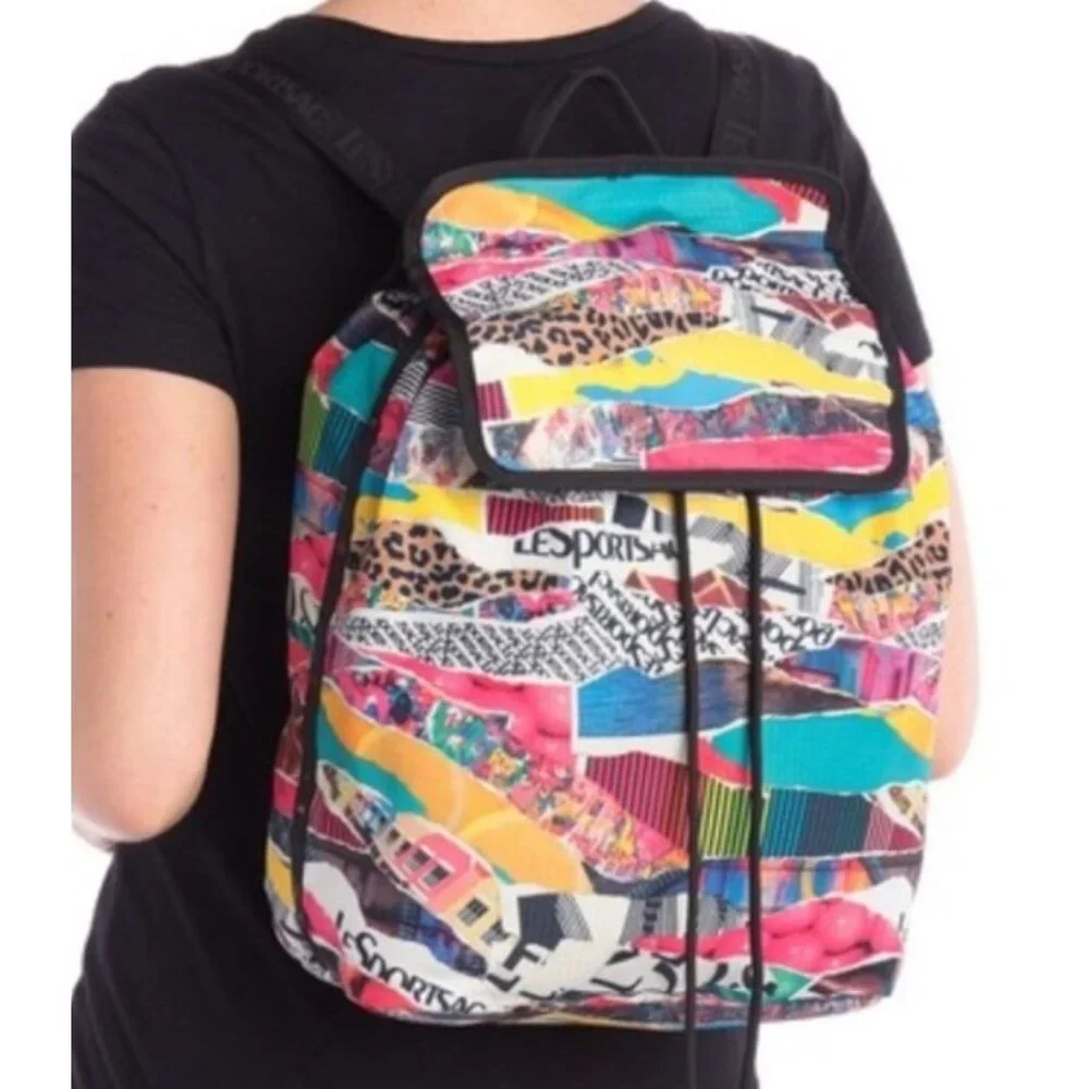 LeSportsac‎ Gabrielle Backpack Y2K College Lightweight Foldable Travel Vacation