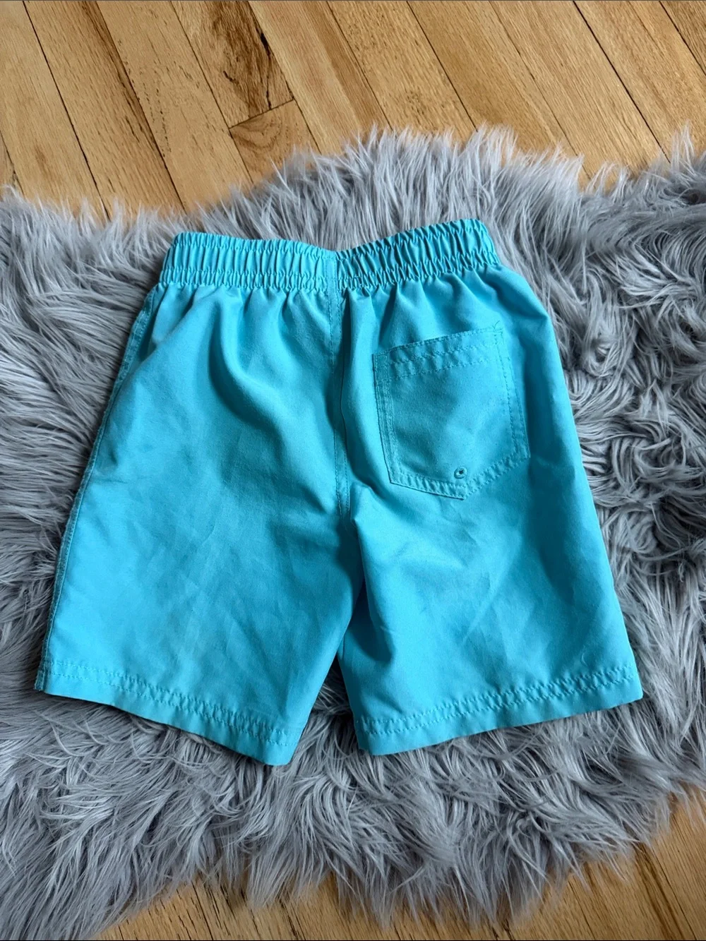 Puma trunks number turquoise