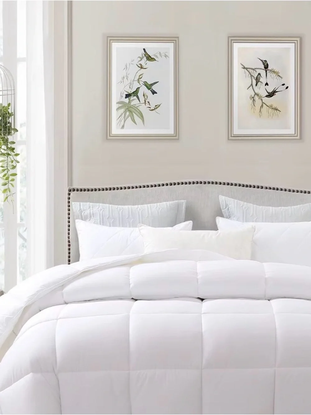 Luxurious White  Alternative Comforter - Plush Hotel Feel