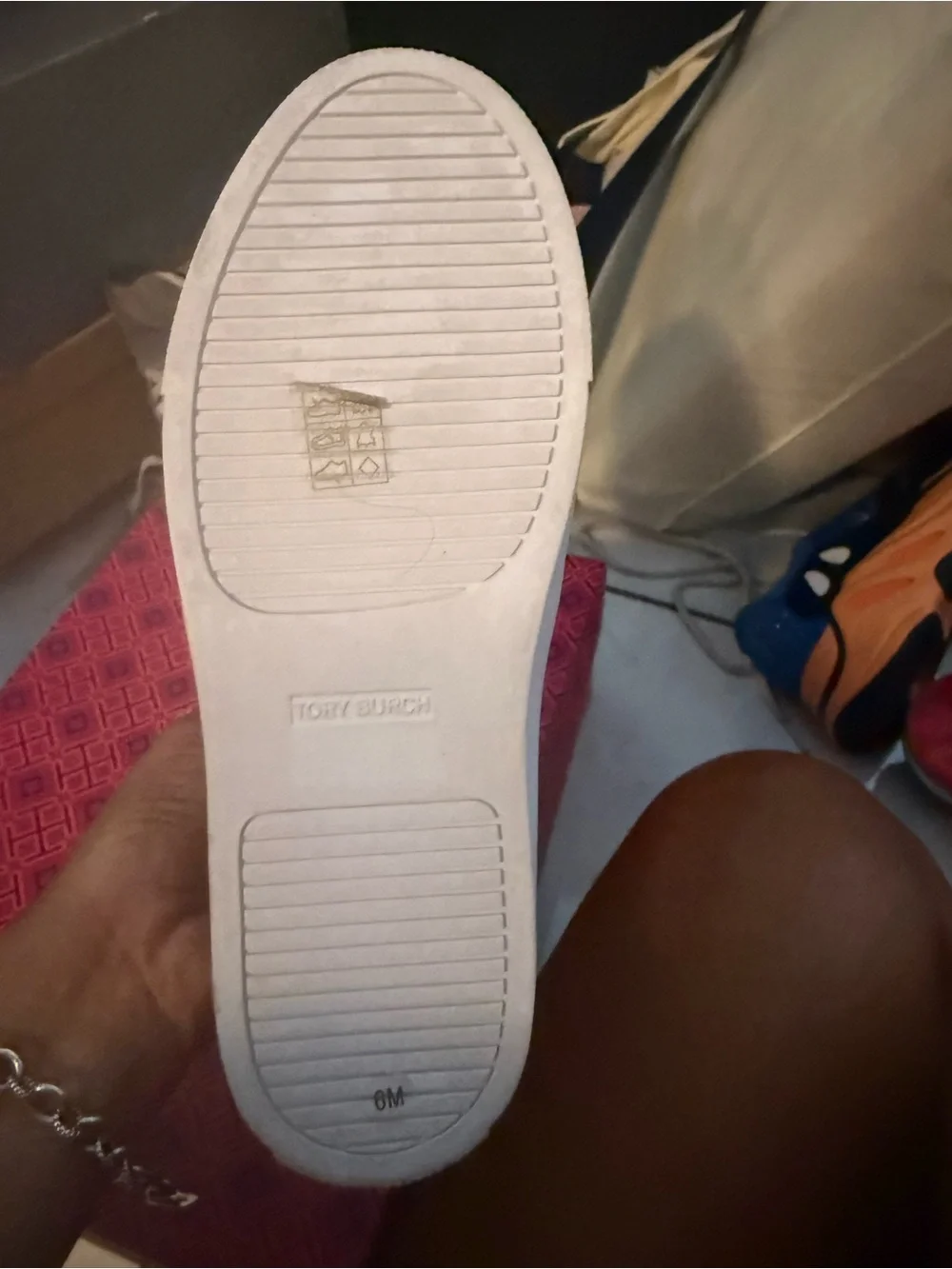 Christian Louboutin white texture