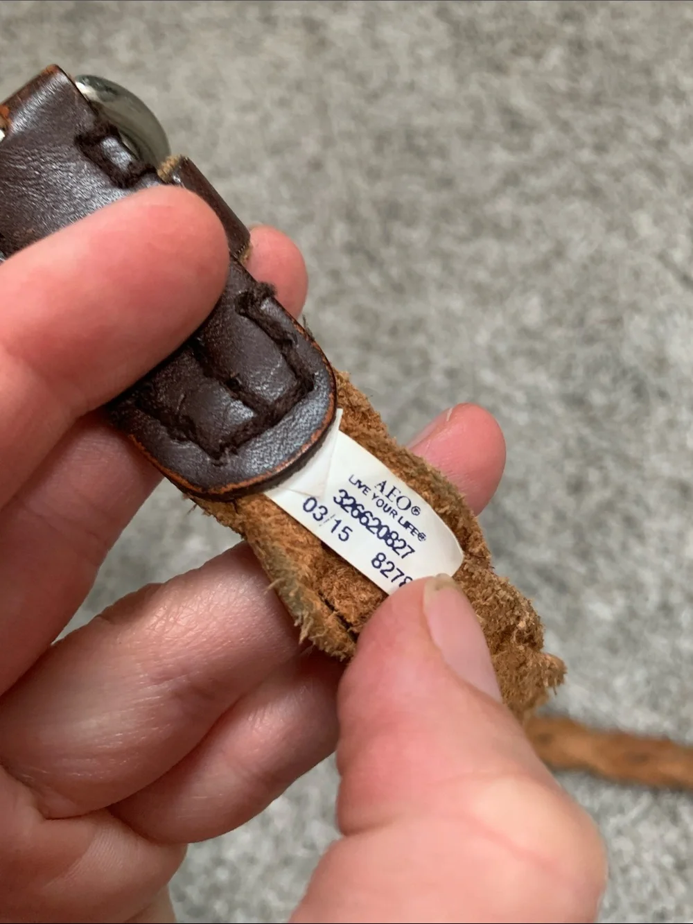 American Eagle Outfitters genuine braided