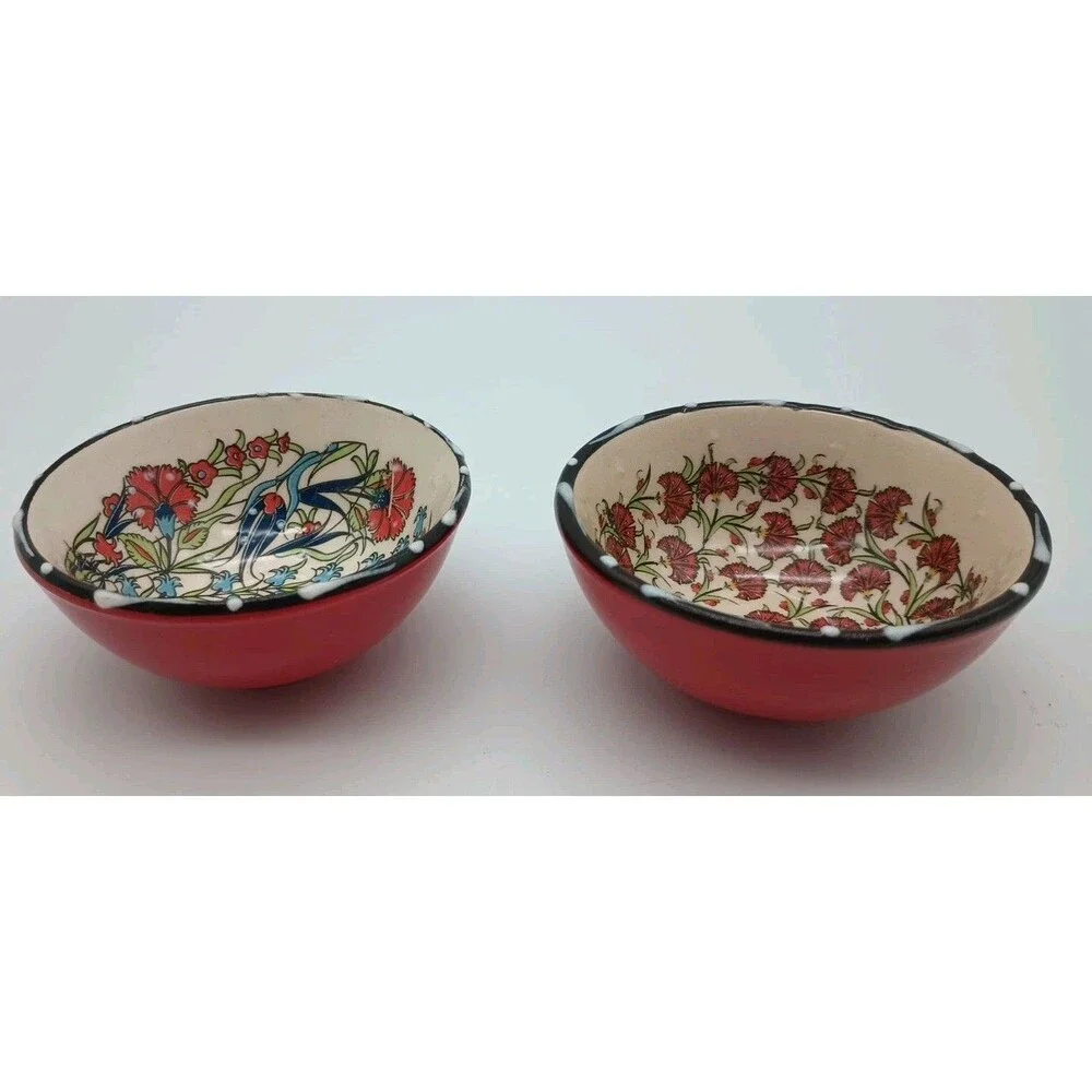 Turkish Pottery Finger Dip Bowls 3