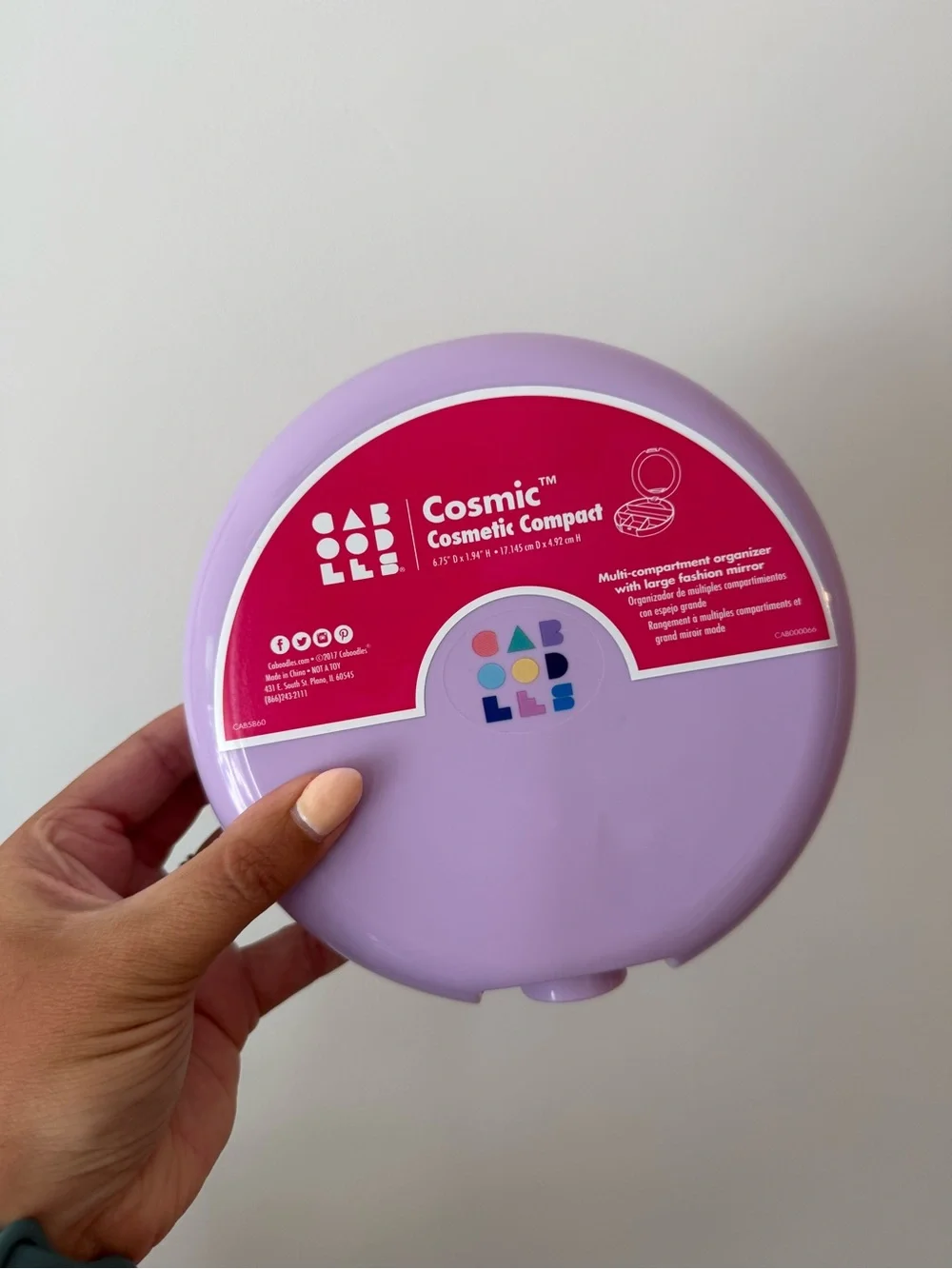 CABOODLES Cosmic Cosmetic Compact - Lavender