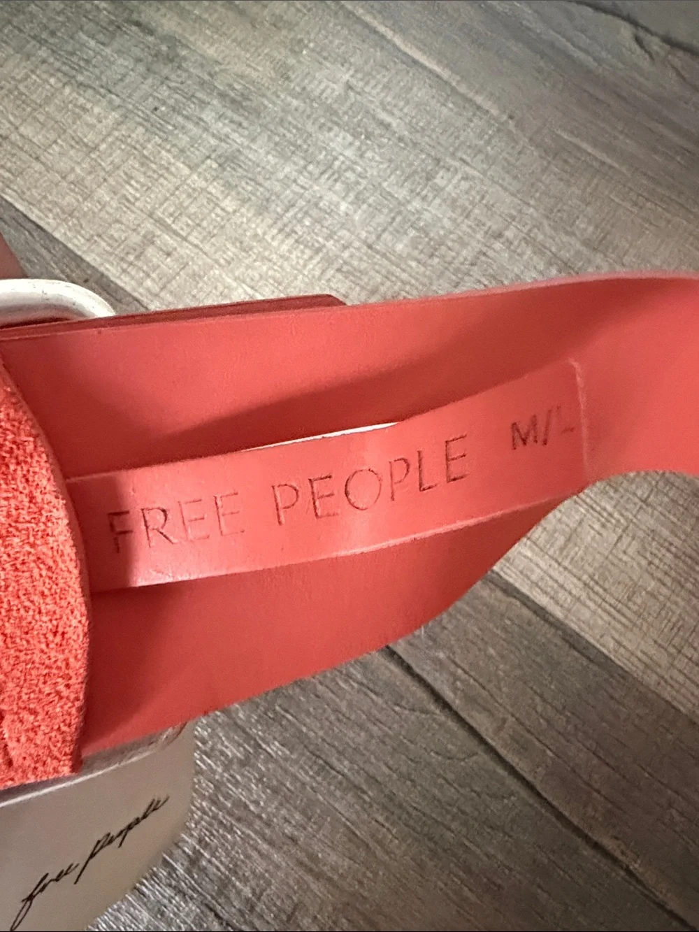 Free People wide coral