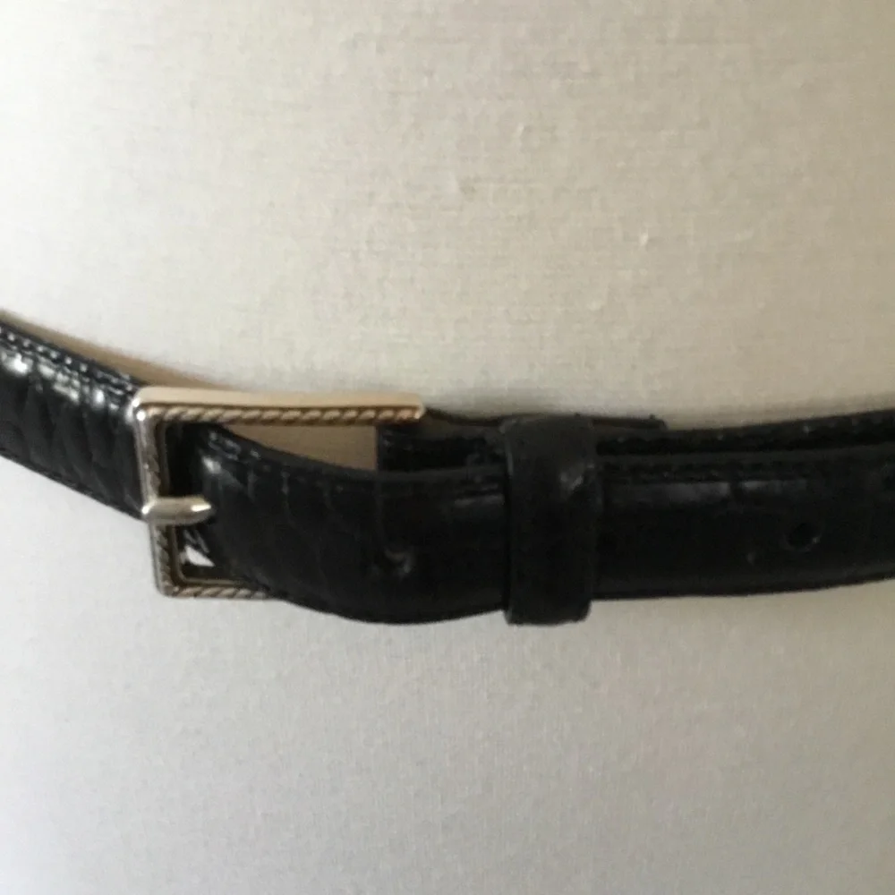 Brighton black leather