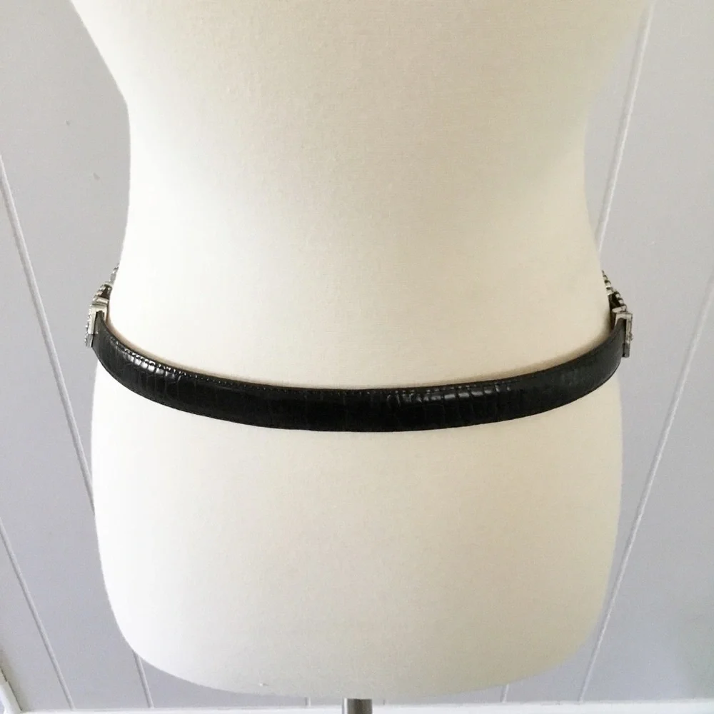 Brighton black leather