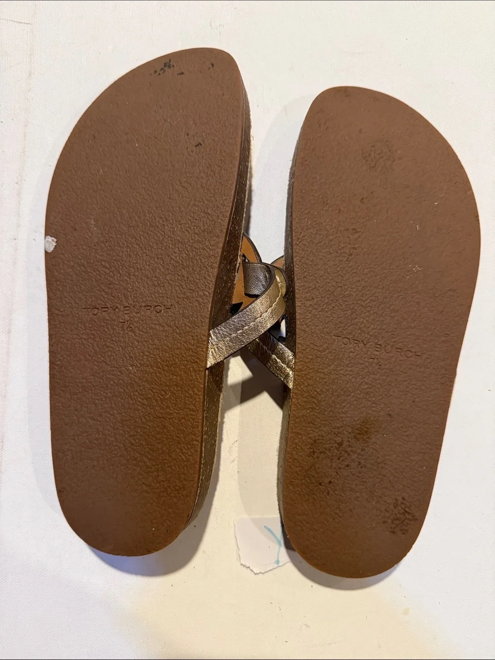 Tory Burch bronze metallic