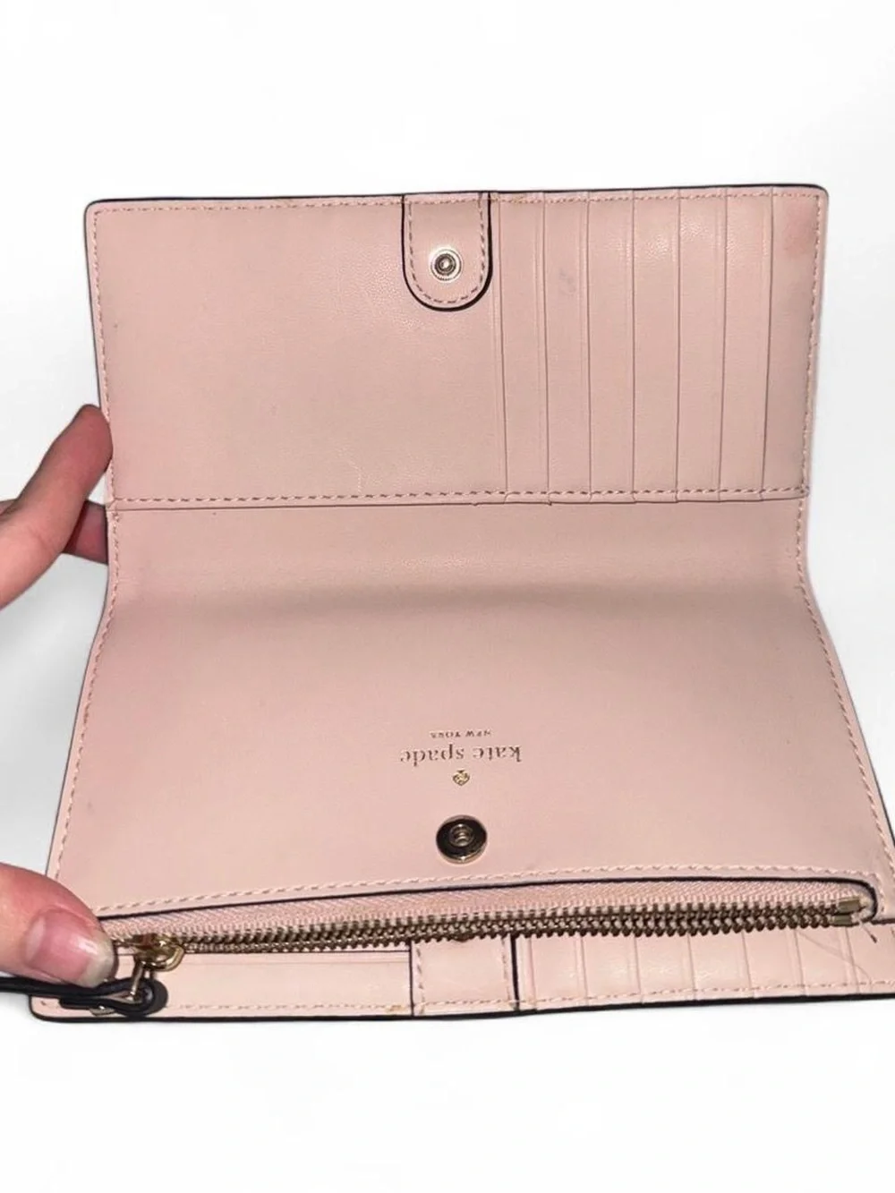 kate spade logo wallet