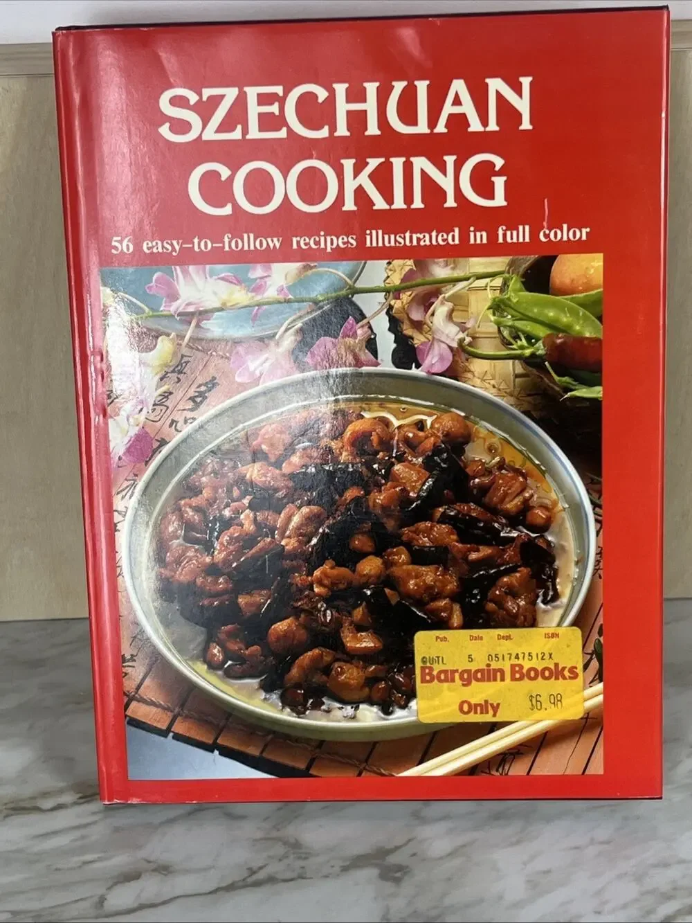 VTG 1985 Szechuan Cooking - Weathervane Books Crown Publishers