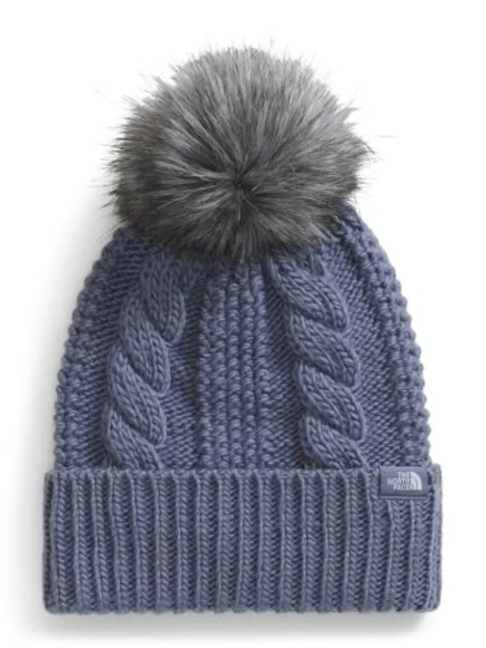 THE NORTH FACE Women's Oh Mega Fur Pom Beanie | Deep Fit Cuffed Winter Hat NWT