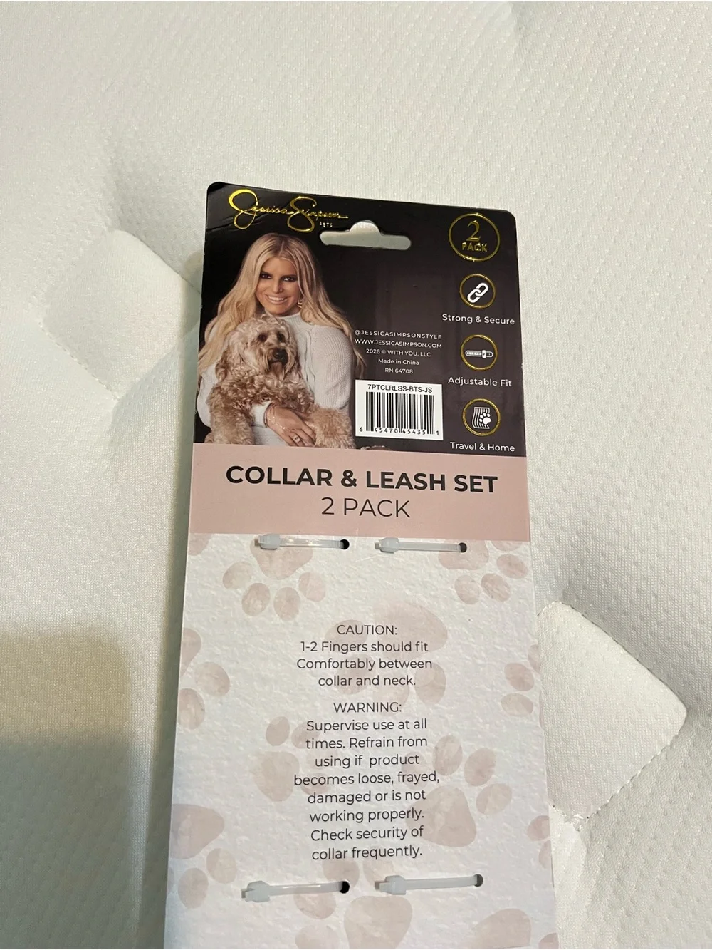 Jessica Simpson matching dog