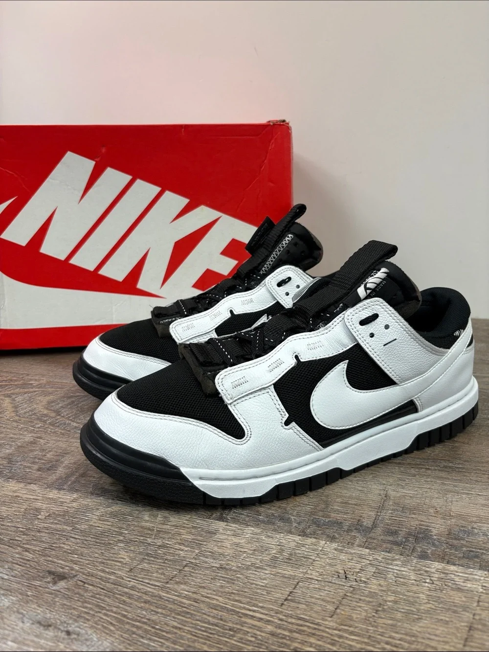 Nike Dunk Low Jumbo “Reverse Panda” Sneakers Men’s Size 12 DV0821-002
