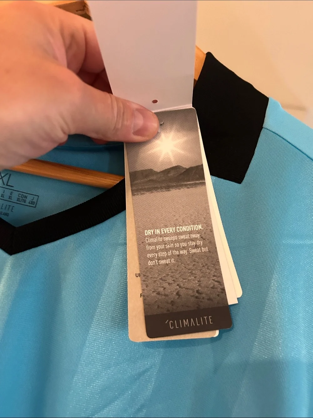 adidas sleeve blue shirt