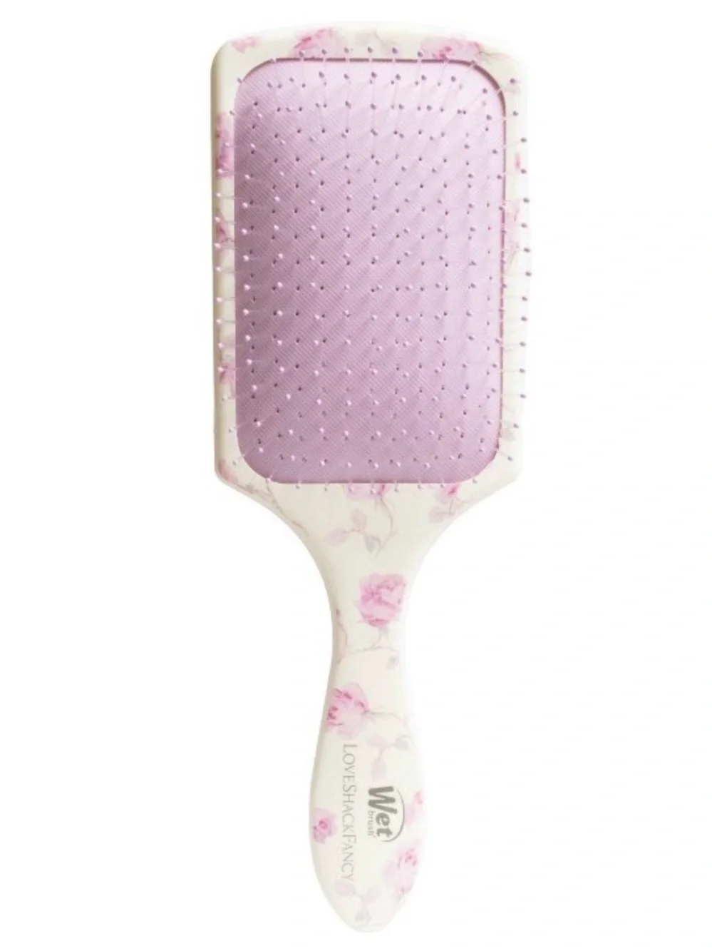 LoveShackFancy Pink Floral Paddle Brush