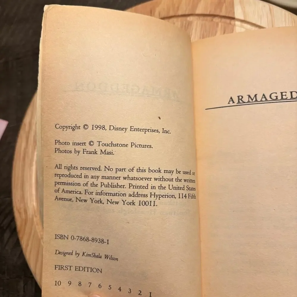 N/A novel armageddon based