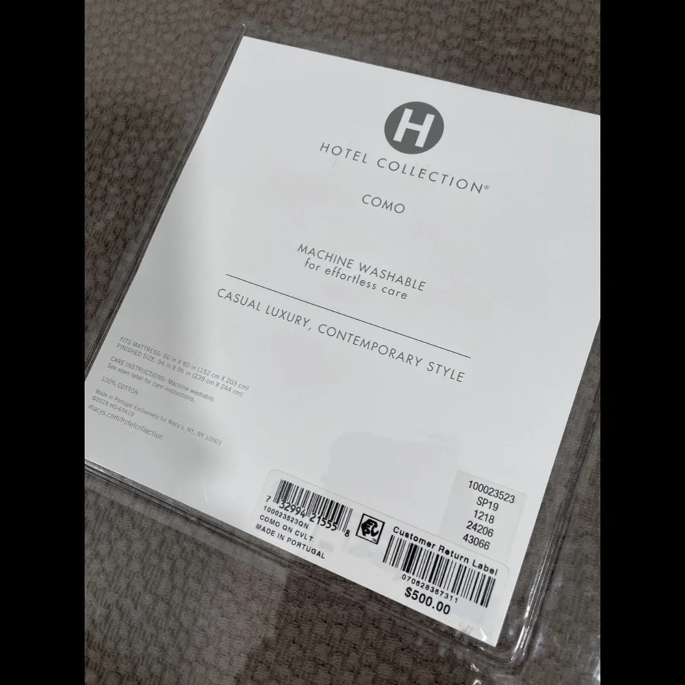 Hotel Collection nib $500