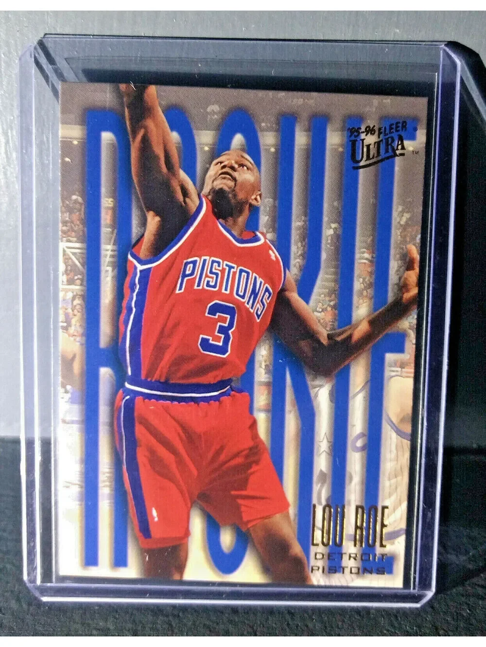 1995-96 Lou Roe Fleer Ultra #286 Rookie Basketball Card