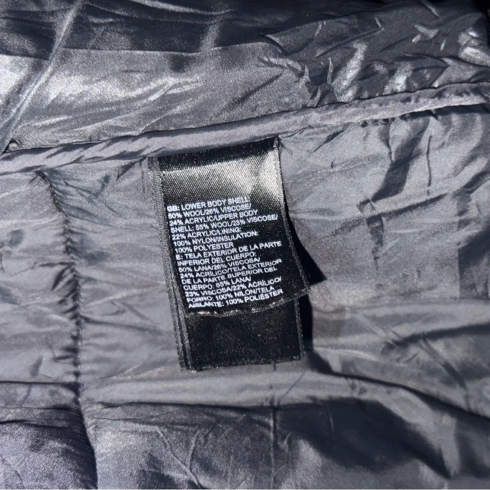 The North Face no acrylic materials