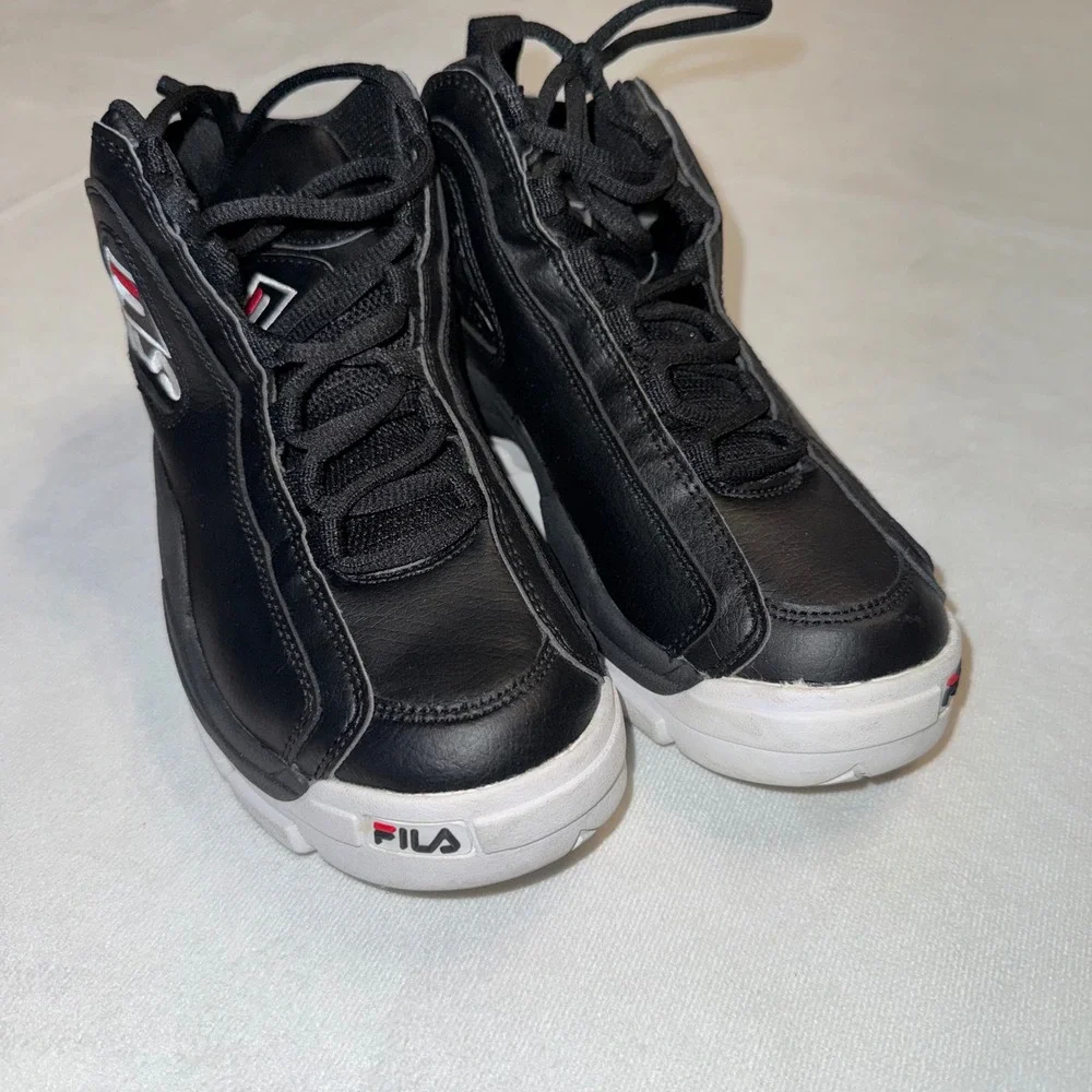 Fila shoes teens black