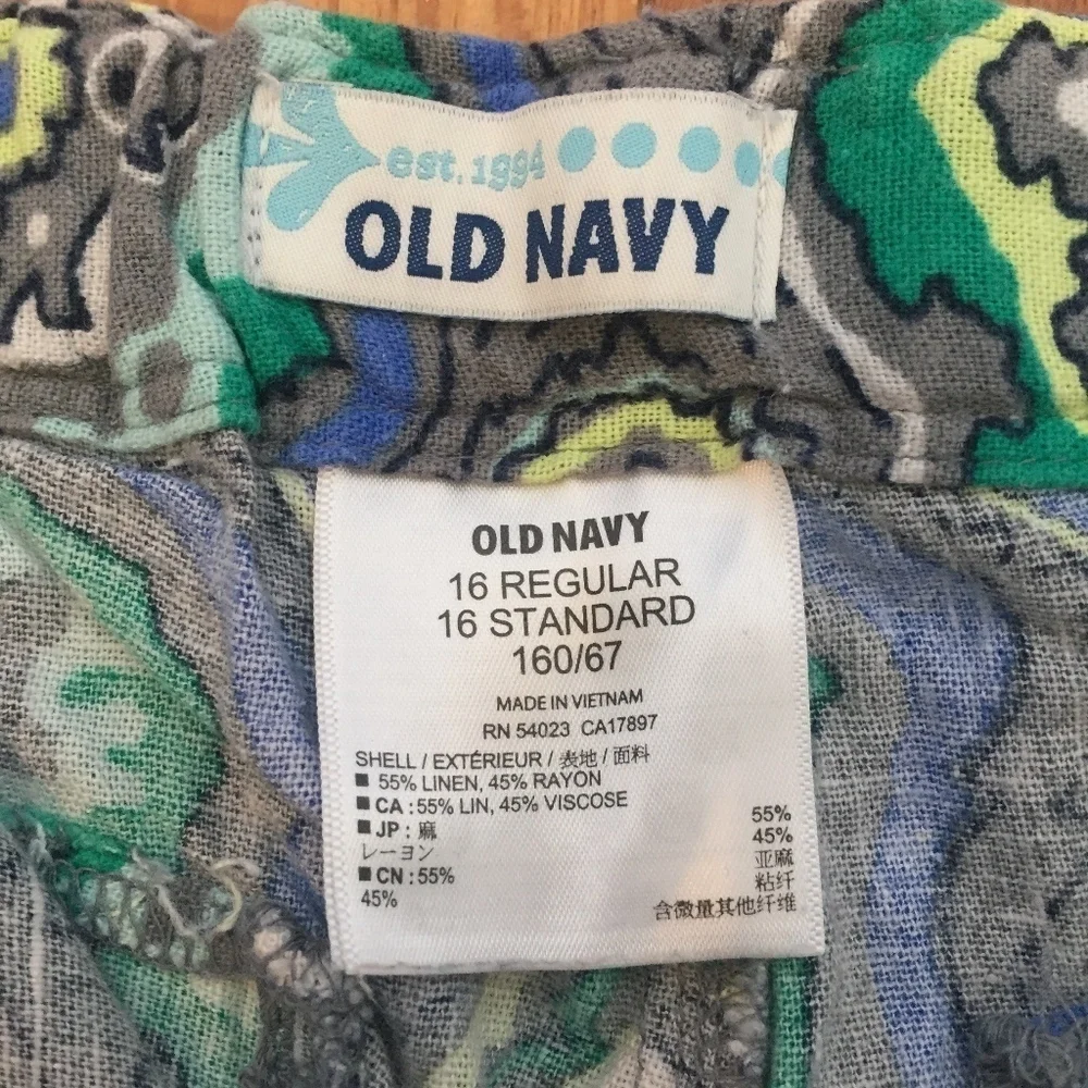 Old Navy faux 16 please