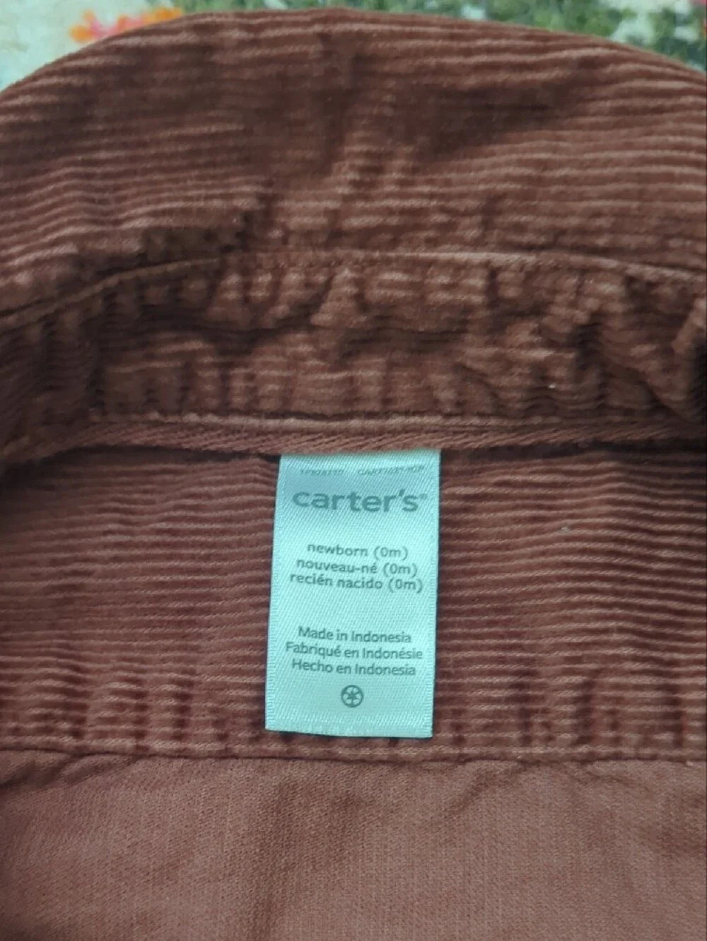 Carters onesie easy over