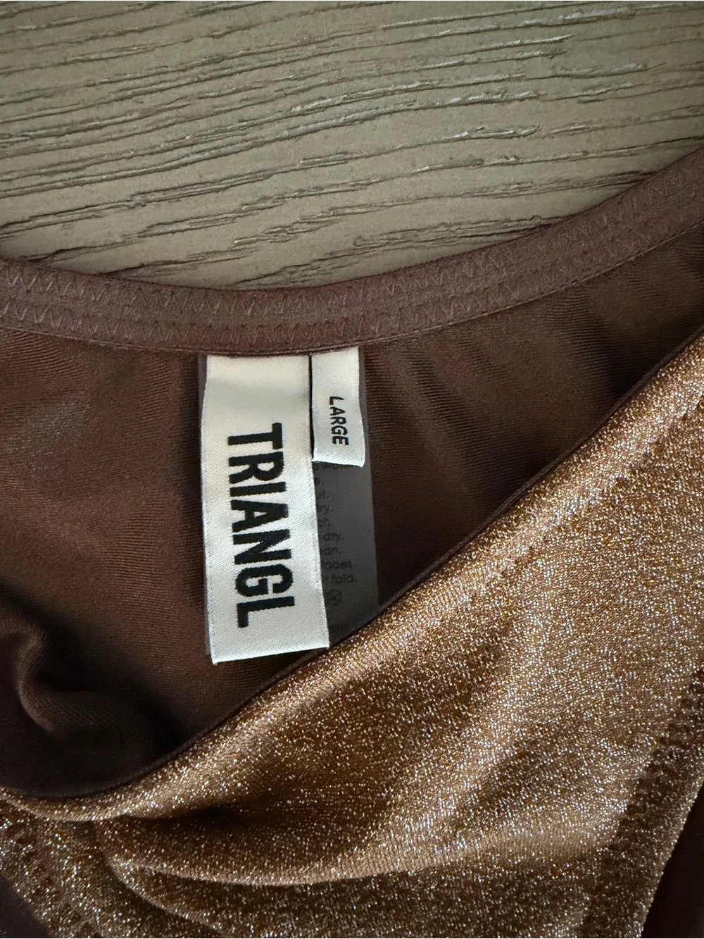 triangl swimwear triangl shimmering