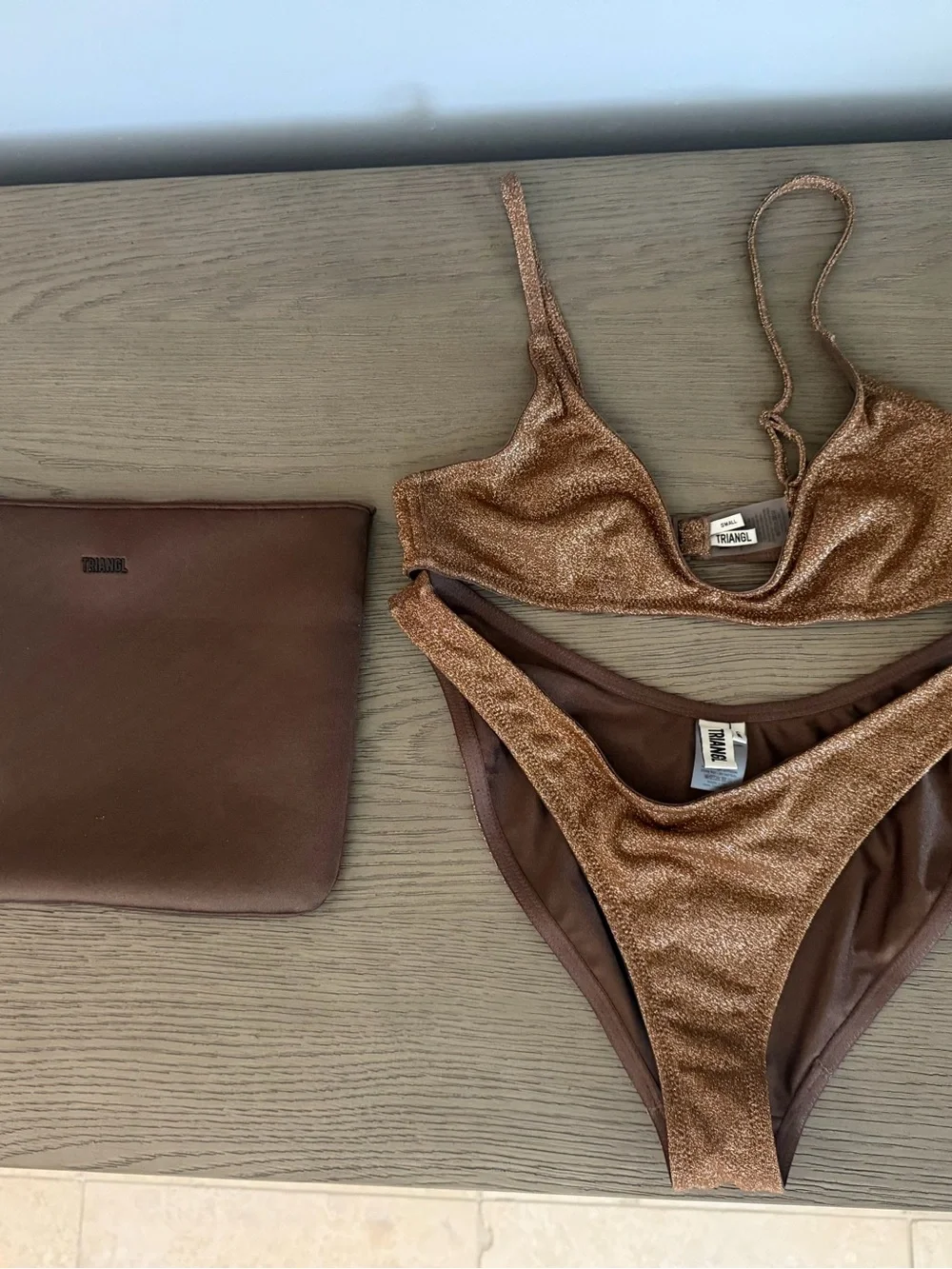 triangl swimwear triangl shimmering