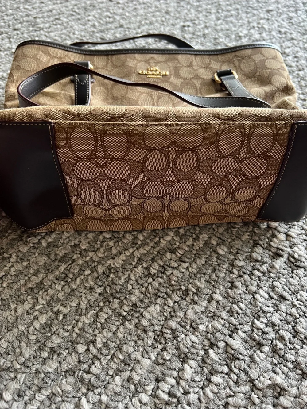 Coach tote signature