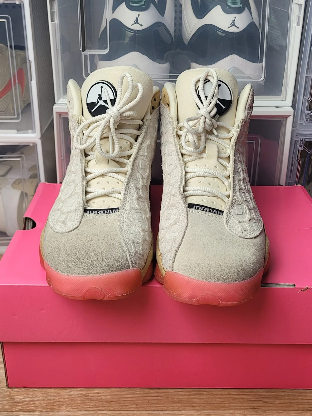 Jordan coral cream styling