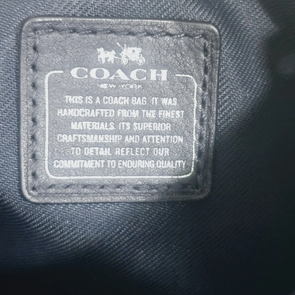 Coach smoke bag